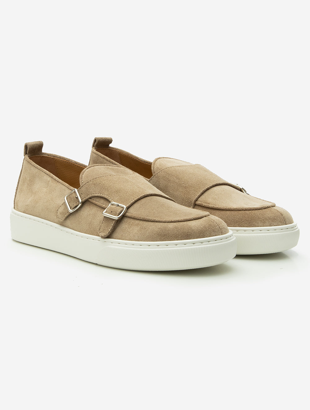Double Monk Loafer Sand