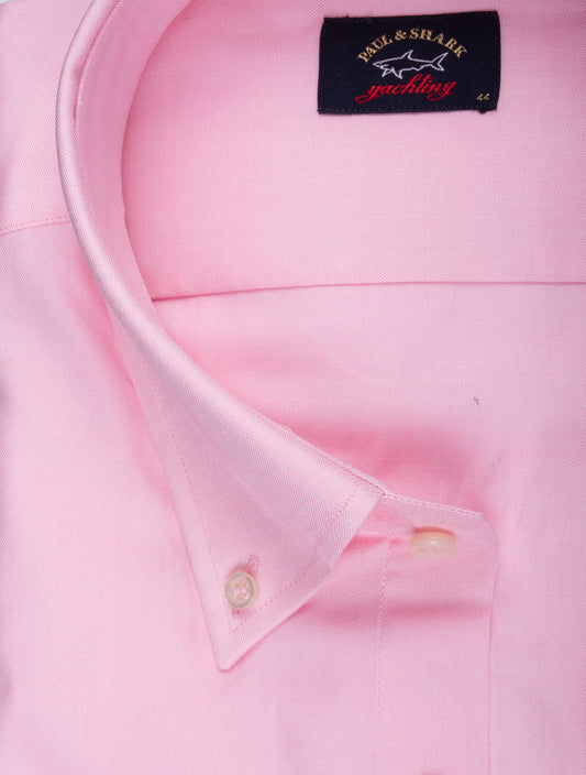 PAUL AND SHARK Buttondown Oxford Shirt Pink