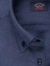 PAUL & SHARK Buttondown Flannel Shirt Blue