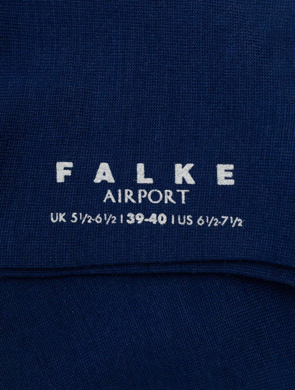 3 Paia Calzini Eleganti Falke Uomo – Modello Airport SO, Timeless Business Sock. Colore Nero, Taglia 41-42, Lana Merino