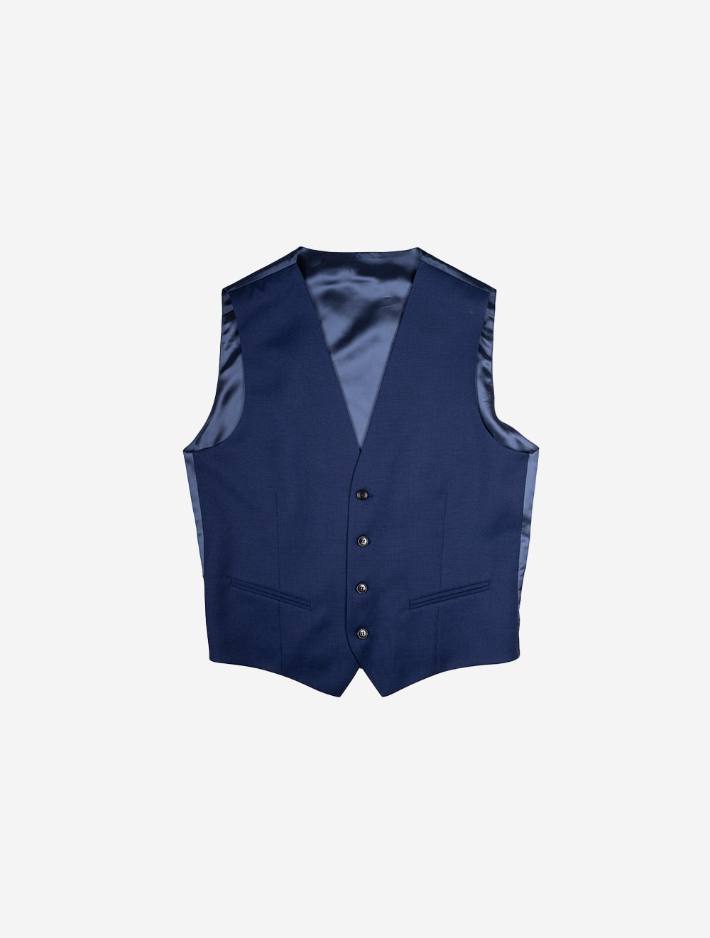 Birdseye 3 Piece Suit Blue