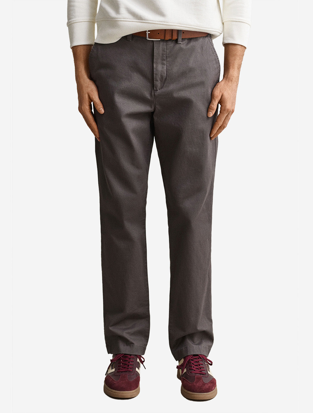 Classic Regular Chinos Anthracite
