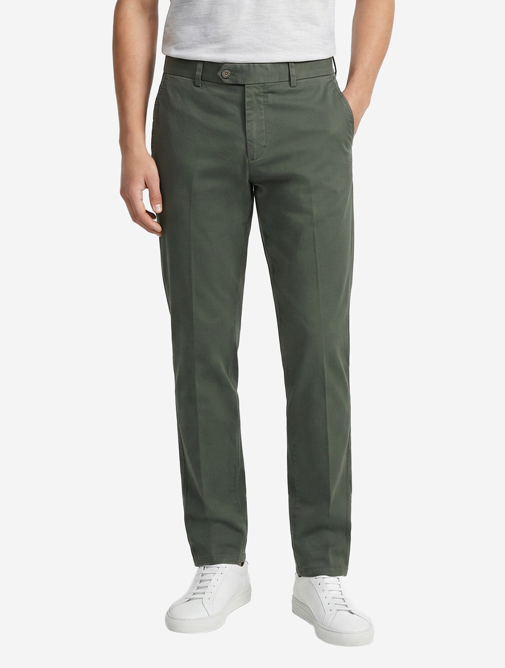 Sea Island Cotton Chino Green