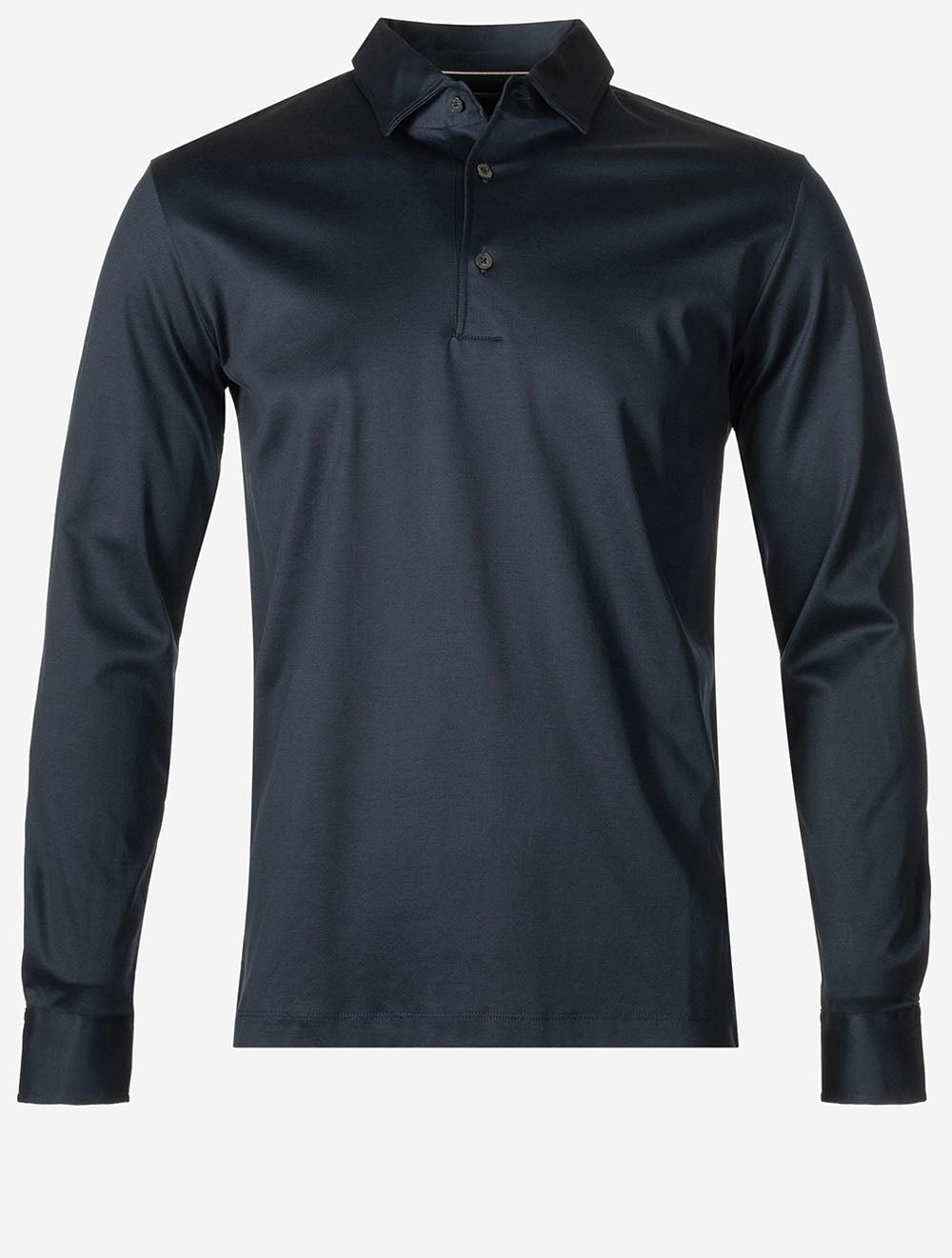 Long Sleeve Polo Navy