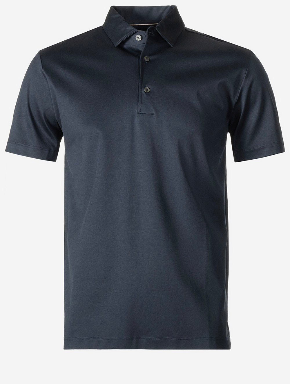 3 Button Short Sleeve Polo Shirt Navy