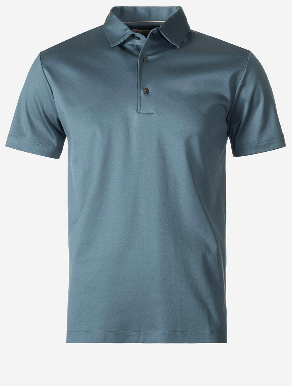 3 Button Short Sleeve Polo Shirt Juniper Green