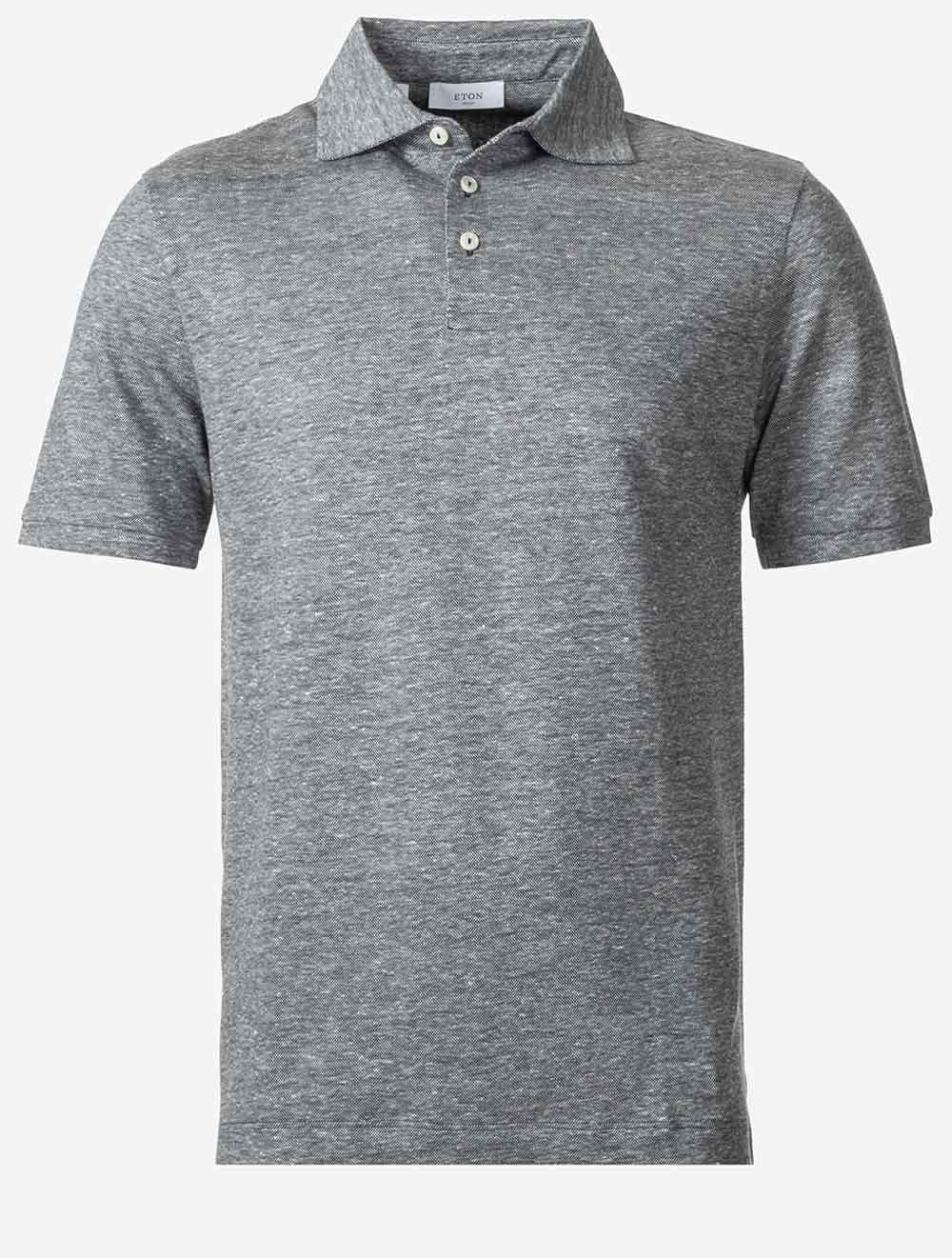Short Sleeve Polo Shirt Grey