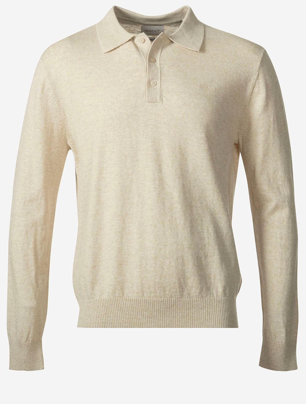 Slub Cotton Linen Polo Seed Melange