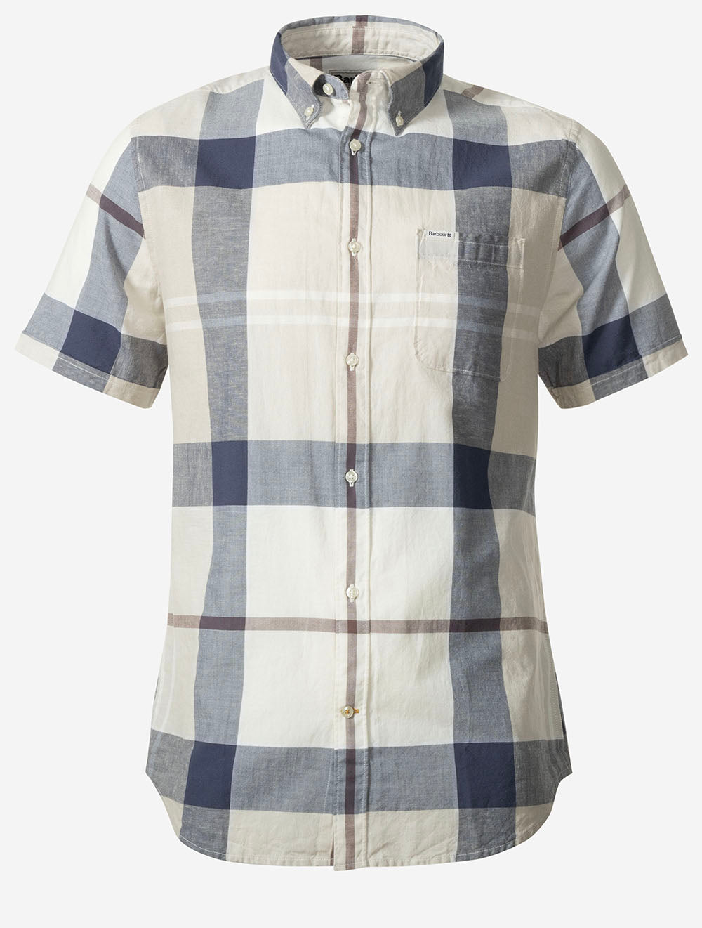 Barbour Douglas S/S Tailored Shirt-Oban Mist Tartan