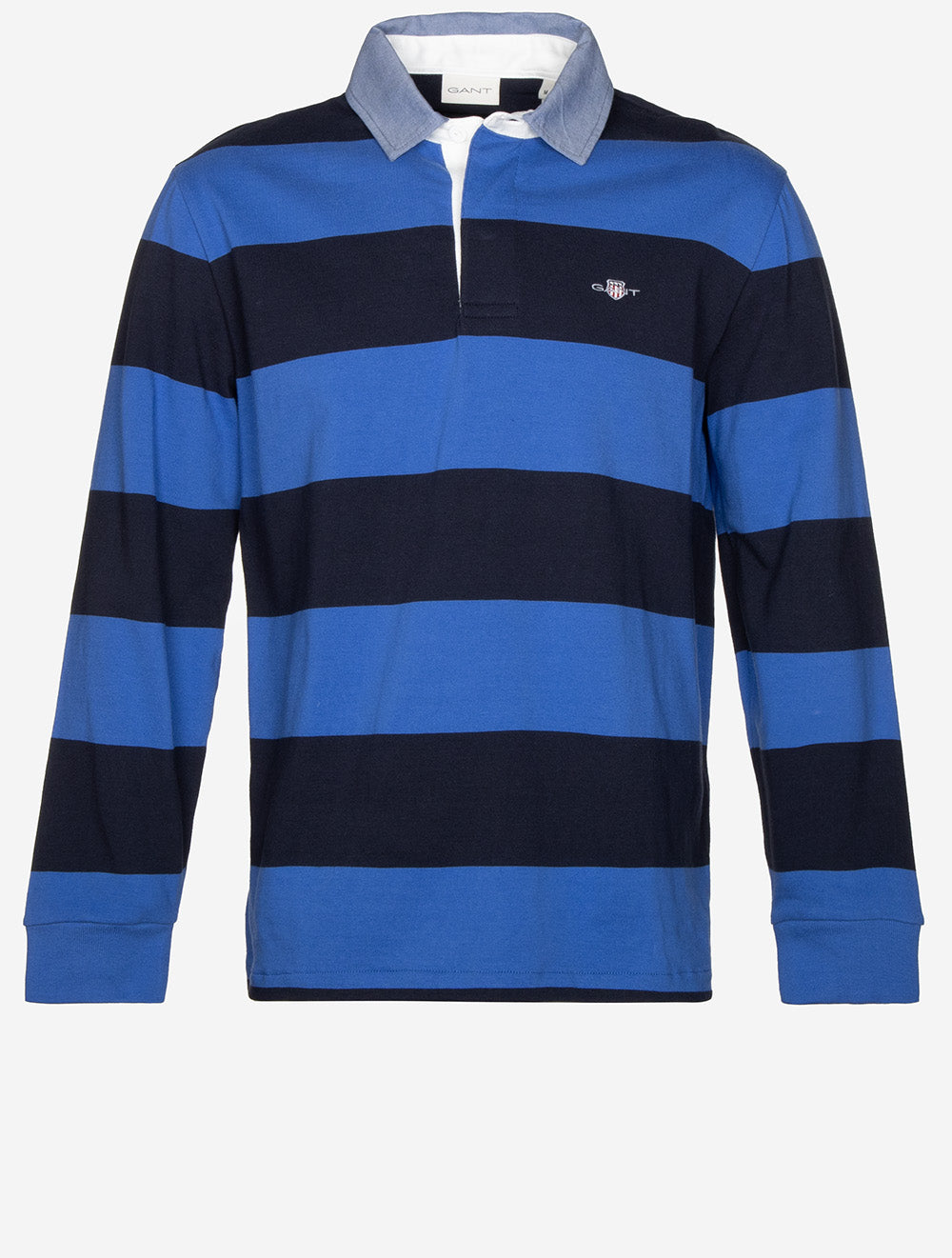 Regular Fit Chambray Stripe Heavy Rugger Royal Blue