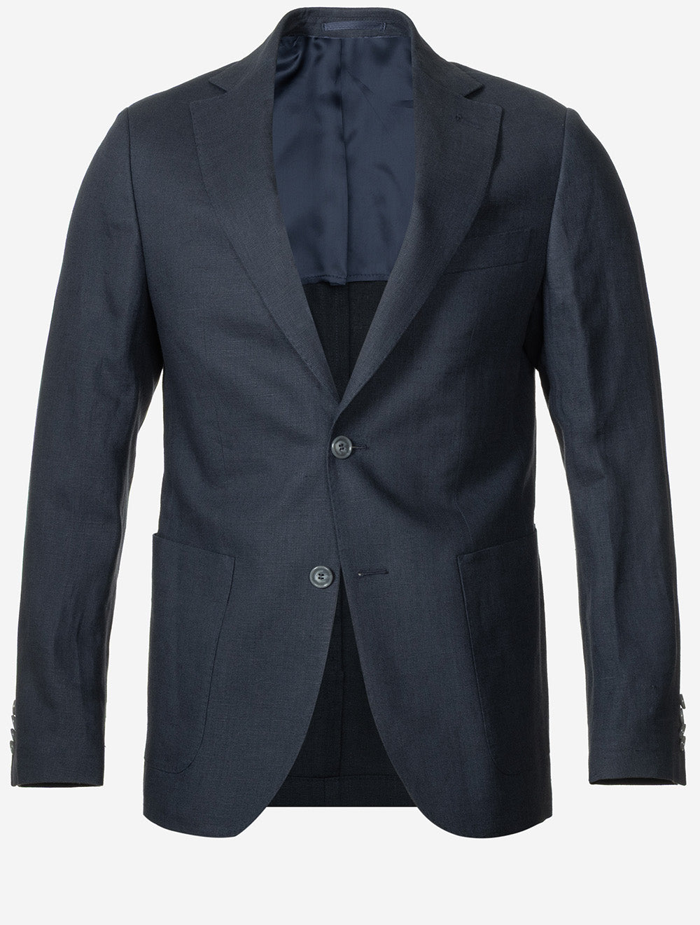 Half Lined Linen Jacket Navy