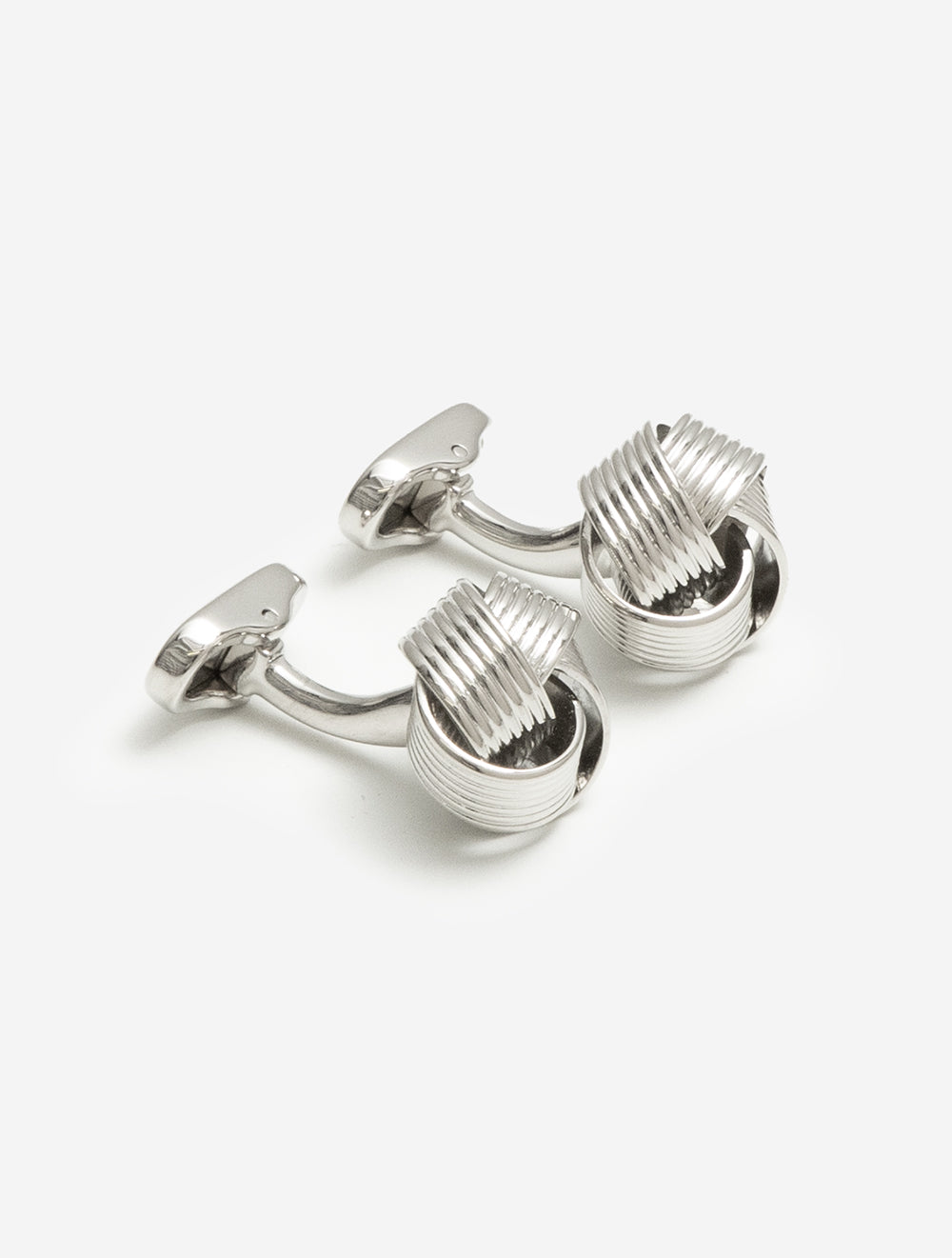 Cufflink Silver Knot