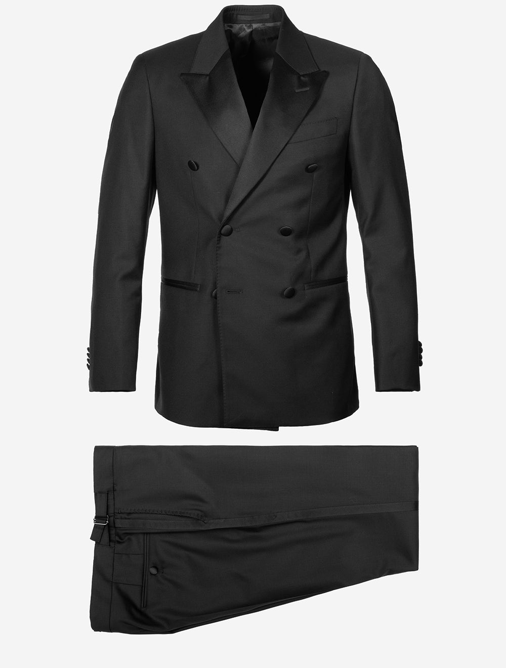 Dress Suit Double Breasted Black