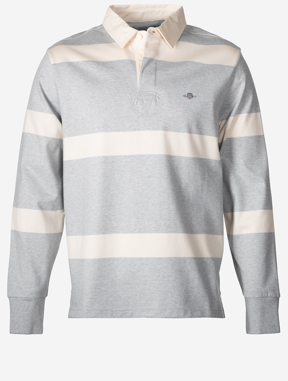 Striped Rugger Grey Melange