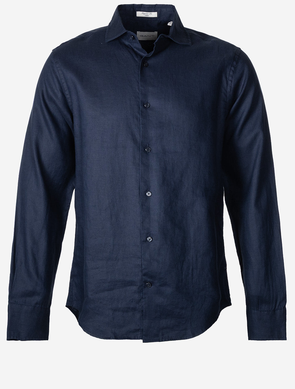 Regular Linen Shirt Evening Blue