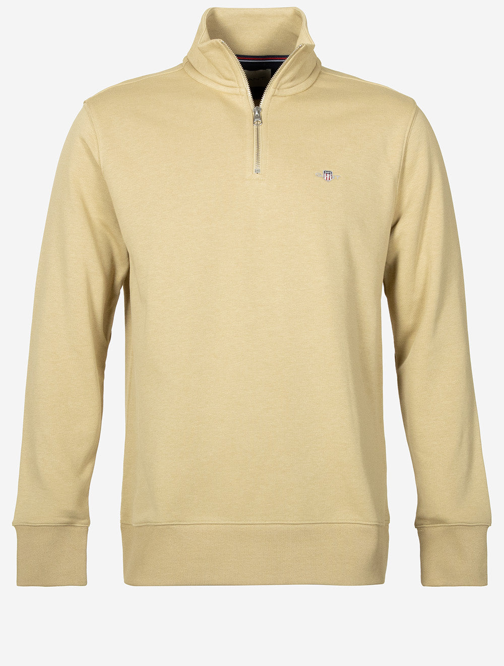 Regular Shield Half Zip Sweat Woody Beige
