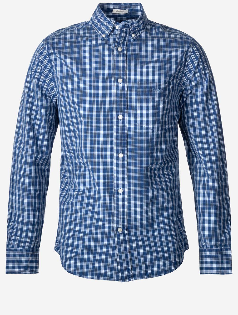 Regular Indigo Check Shirt Indigo