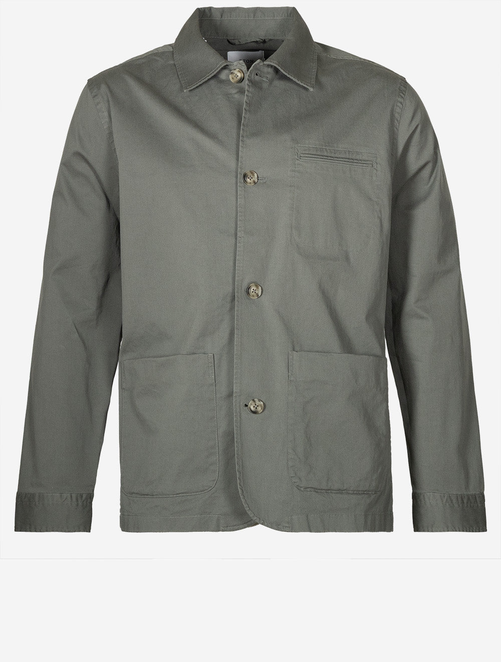 Twill Chore Casual Jacket Sage