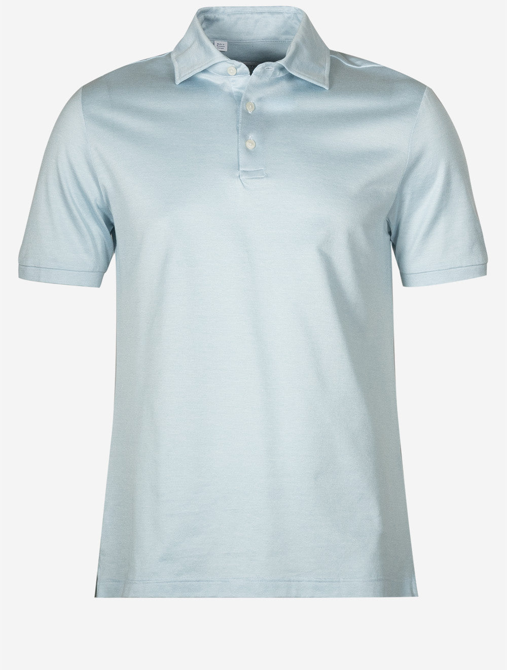 Short Sleeve Polo Shirt Aqua