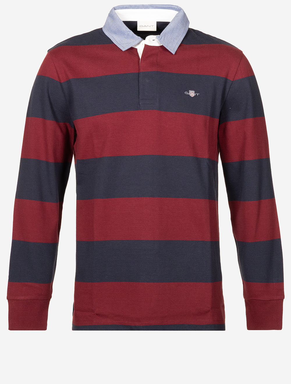 Regular Chambray Stripe Heavy Rugger Plumped Red