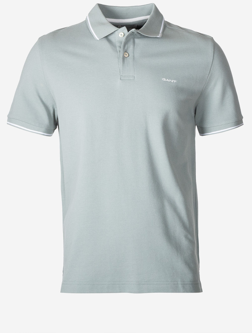 Tipping Short Sleeve Piqué Polo Ceramic Grey