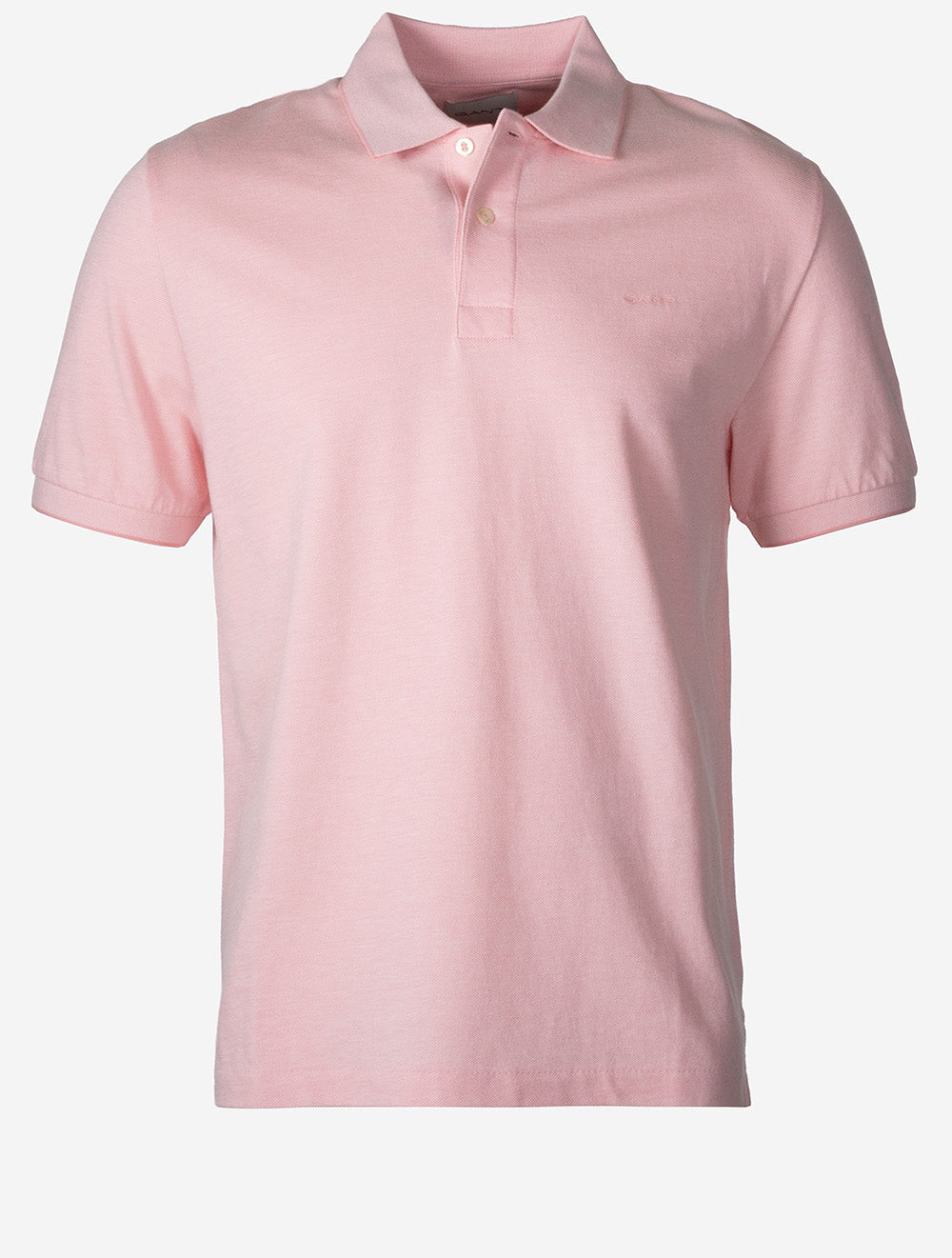 Two-Tone Short Sleeve Polo Washed Pink