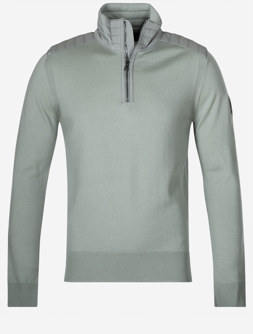 Belstaff Kilmington Quarter Zip-Lichen