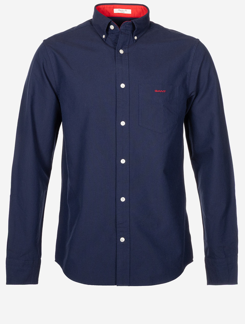 Regular Fit Beefy Oxford Shirt Evening Blue