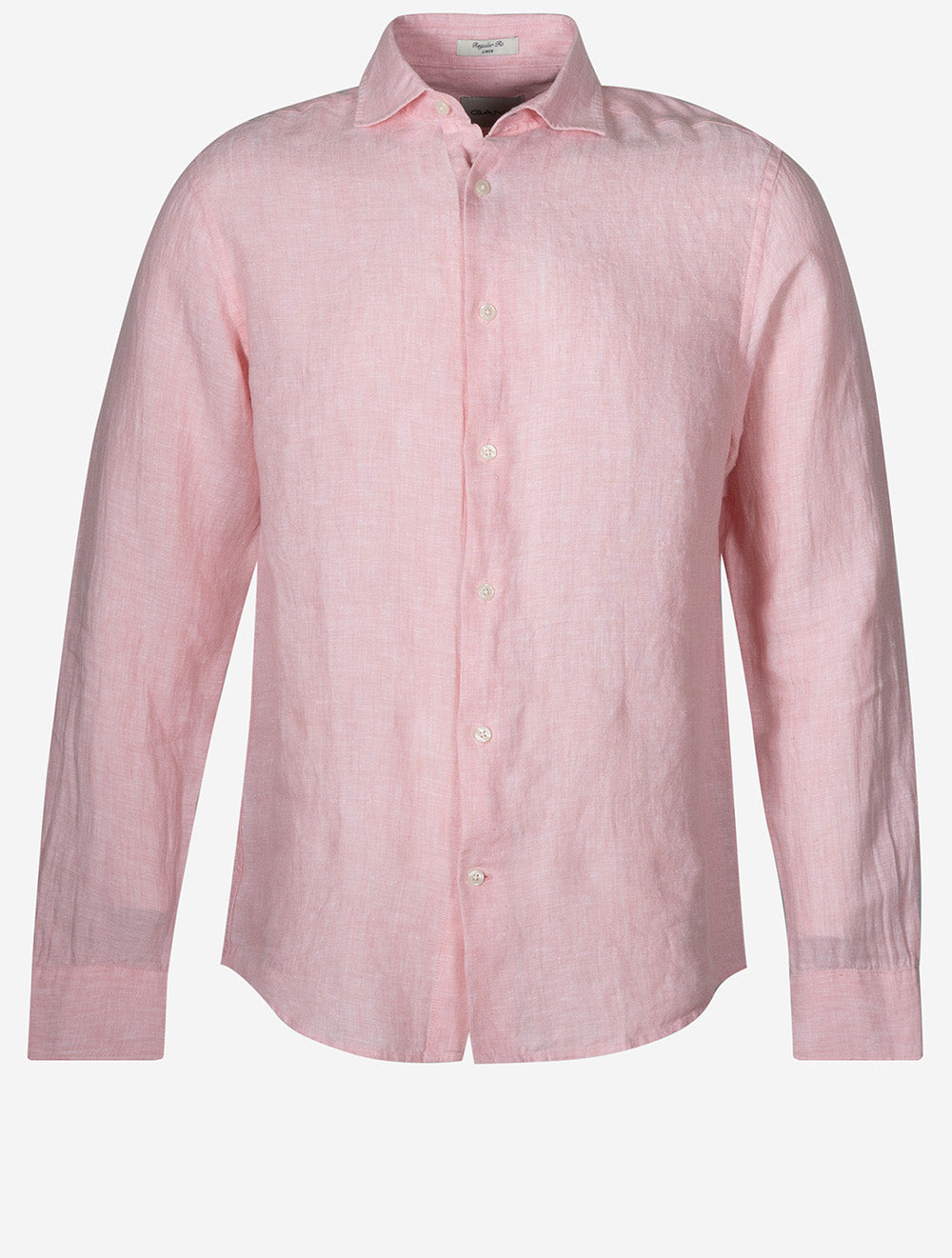 Regular Linen Shirt Pink