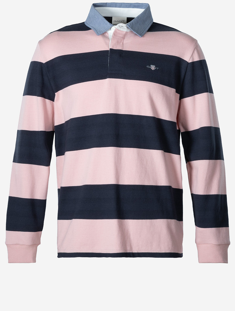 Regular Fit Chambray Stripe Heavy Rugger Bubbelgum Pink