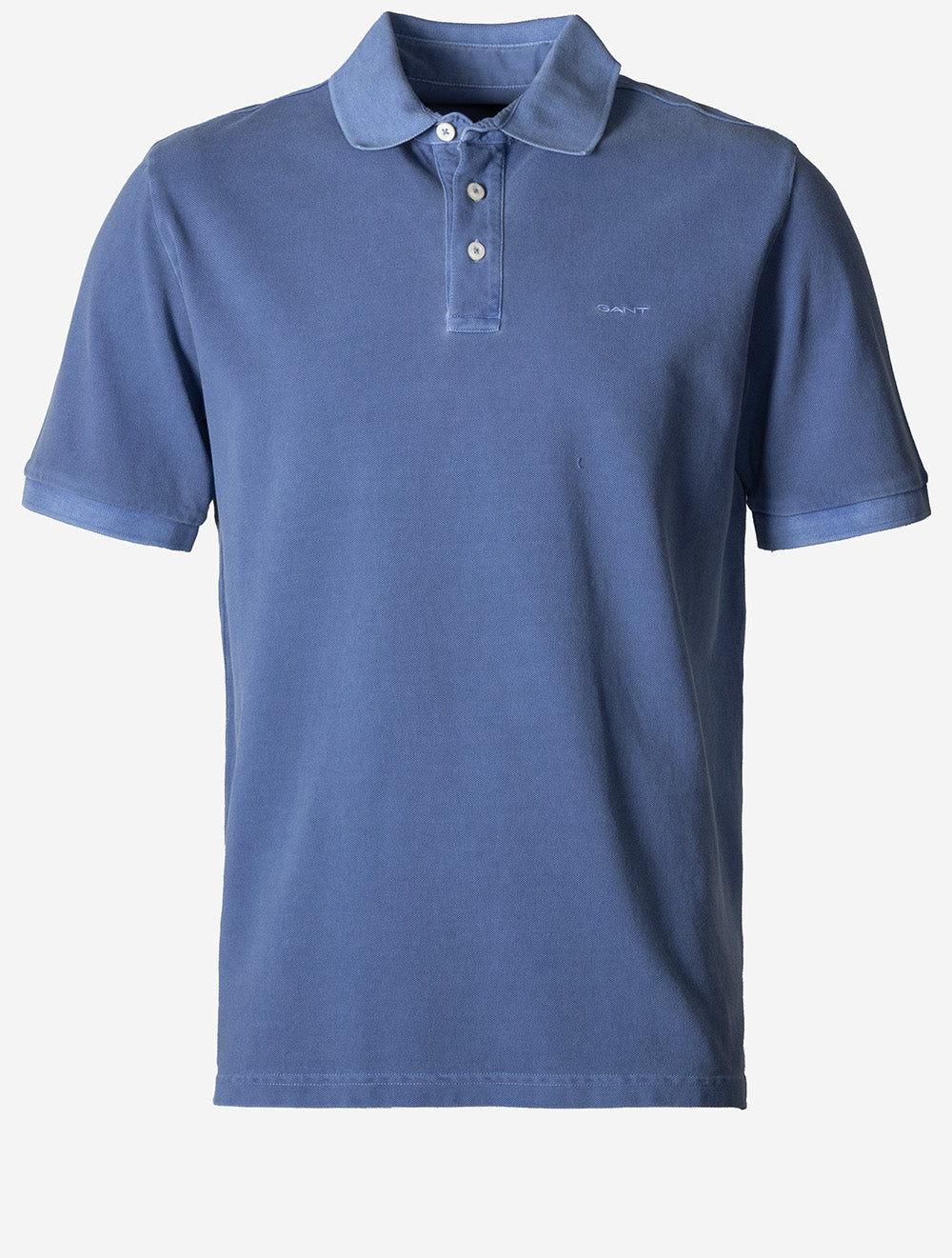 Sunfaded Short Sleeve Polo Vintage Blue