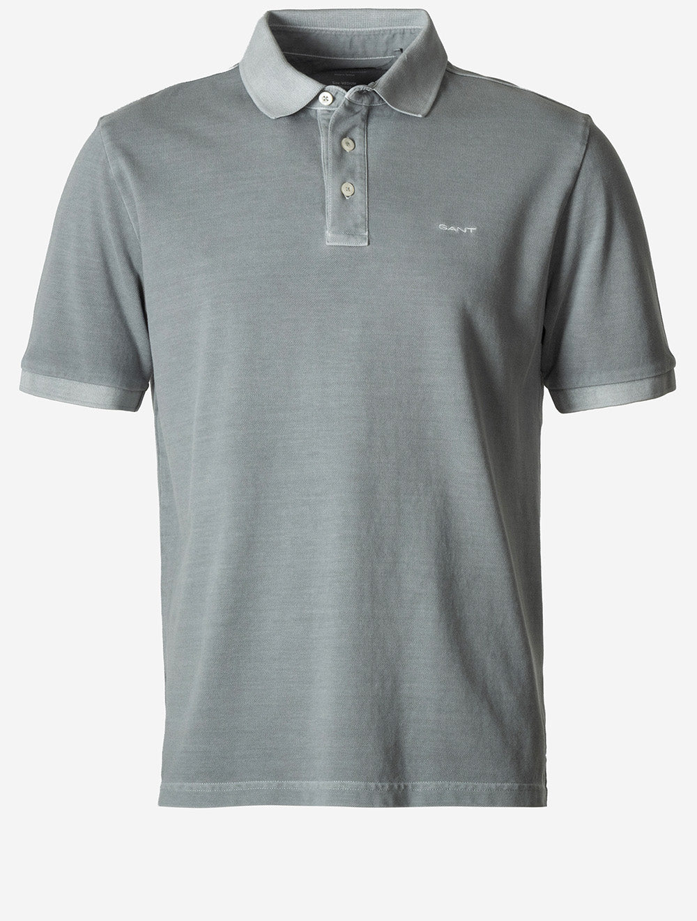 Sunfaded Short Sleeve Polo Ceramic Grey
