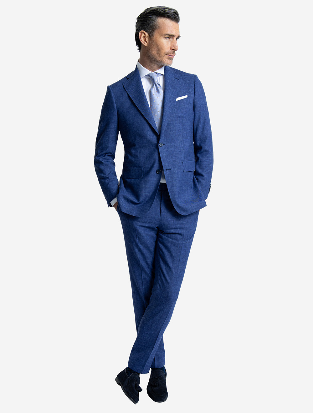 Summertime 2-Piece Suit Dark Blue