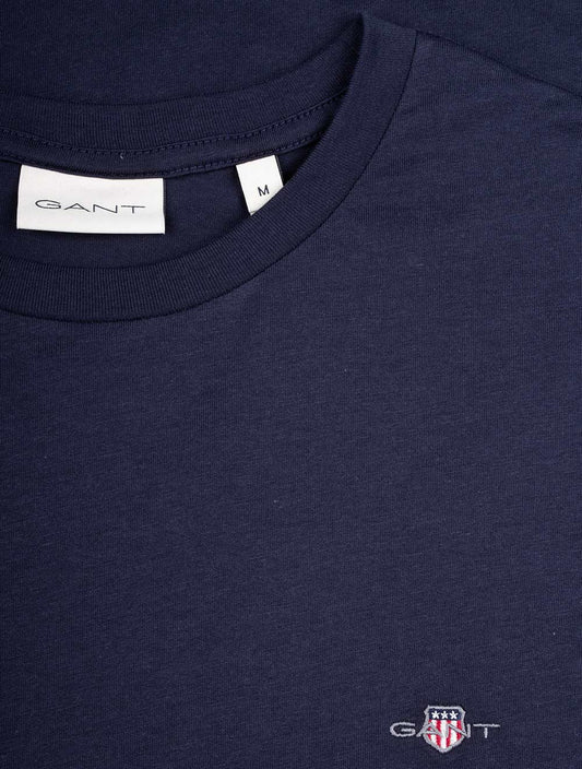 GANT Regular Shield Short Sleeve T-Shirt Evening Blue