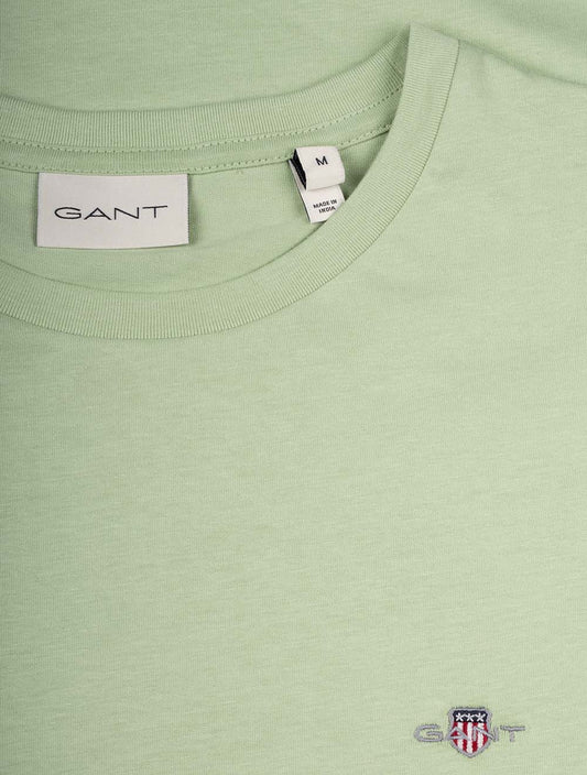 GANT Regular Shield Short Sleeve T-Shirt Milky Matcha