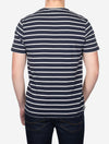 Striped Short Sleeve T-Shirt Eggshell