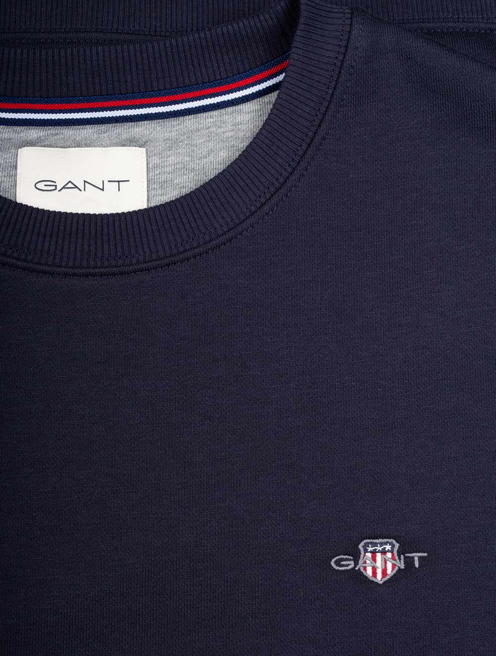 Gant Regular Shield Crew Neck Evening Blue AI3