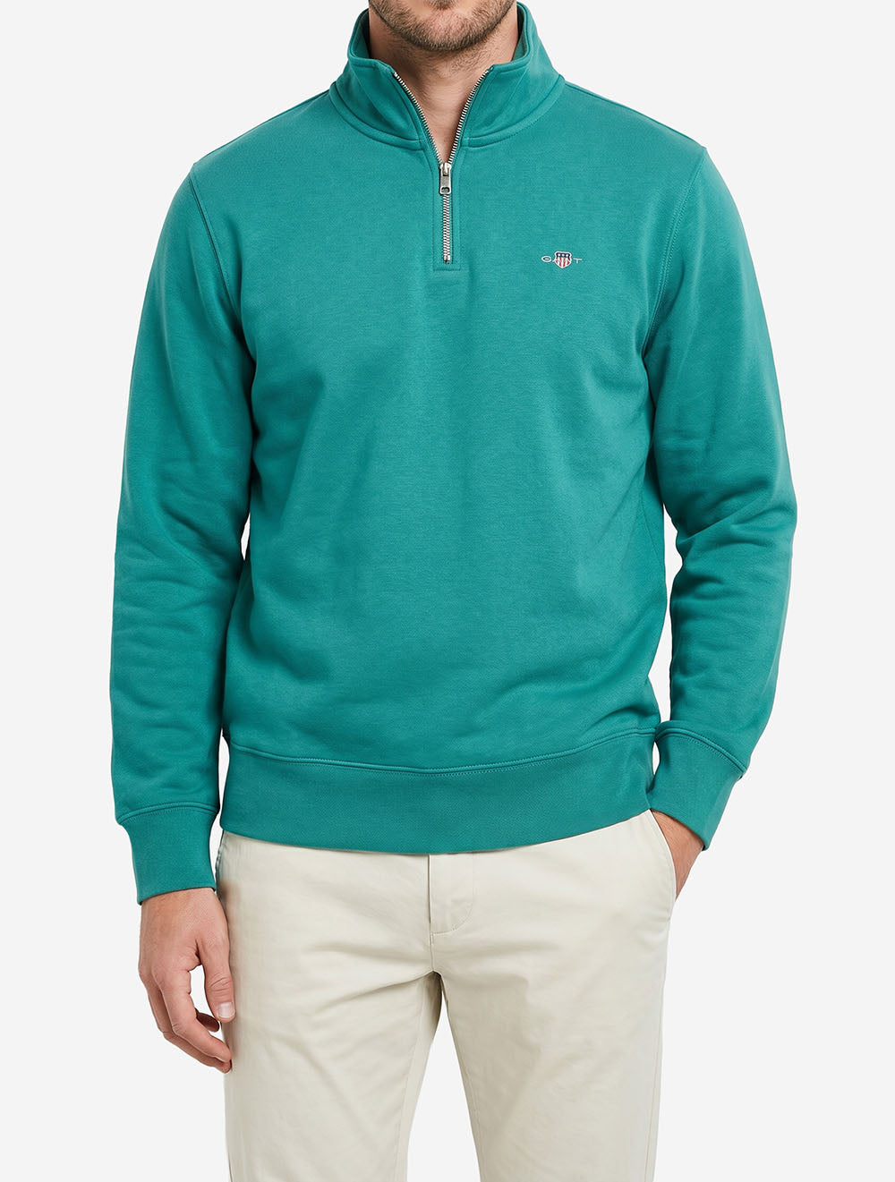 Regular Shield Half Zip Sweat Botanical Hue