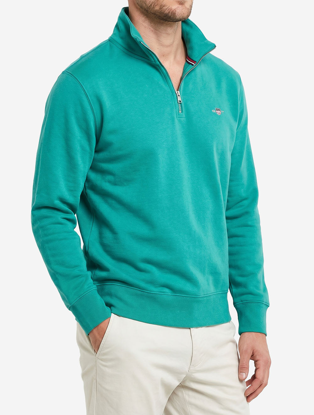 Regular Shield Half Zip Sweat Botanical Hue