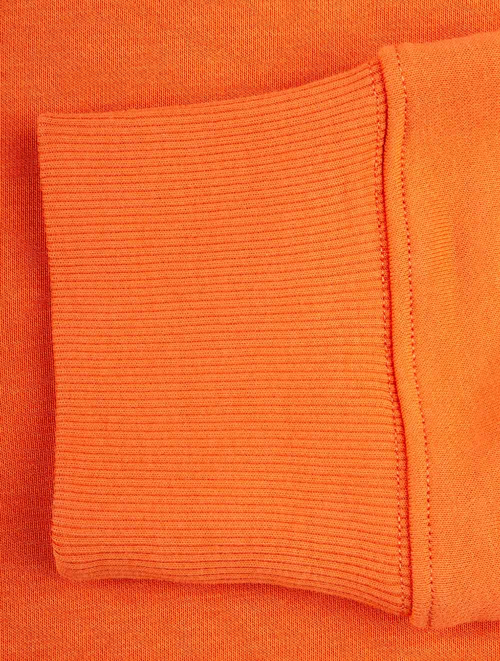 Regular Fit Shield Half Zip Sweat Pumpkin Orange