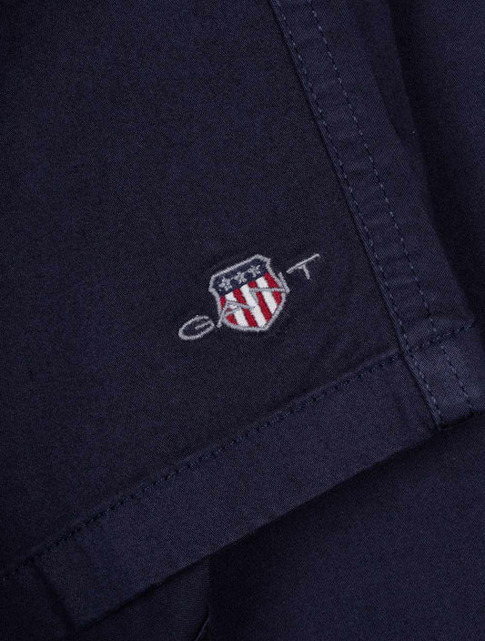 GANT Drawstring Logo Shorts Marine
