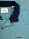 4 Colour Oxford Short Sleeve Pique Polo Ocean Turquosie