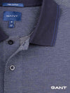 4 Colour Oxford Short Sleeve Pique Polo Persian Blue
