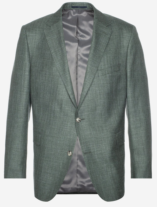 DRESSLER Wool Silk Linen Merano Jacket Green