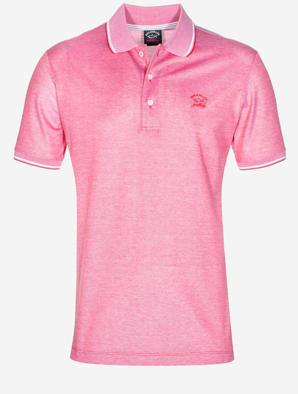 Organic Cotton Piqué Polo With Embroidered Logo Red