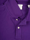 Regular Shield Short Sleeve Pique Polo Pansy Purple