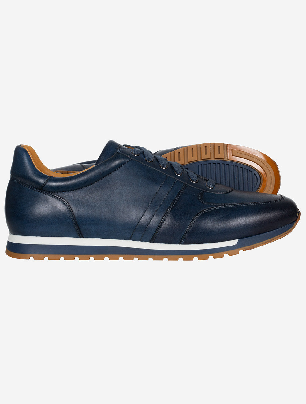 Magnanni Ibiza Runner Navy High Quality Casual Men's Shoes at