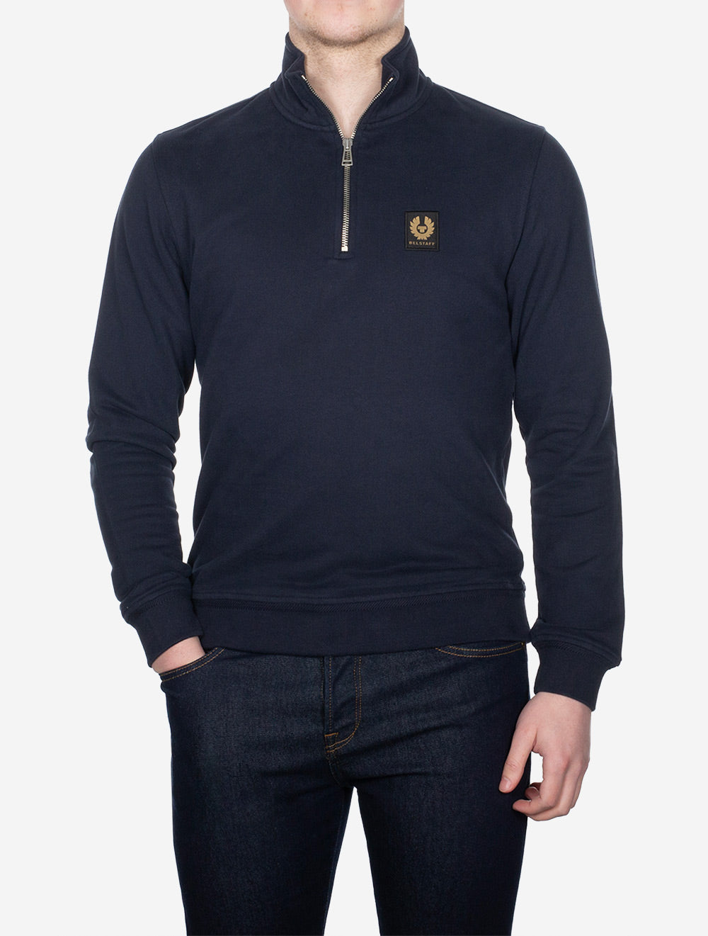 Quarter Zip Sweatshirt Dark Ink