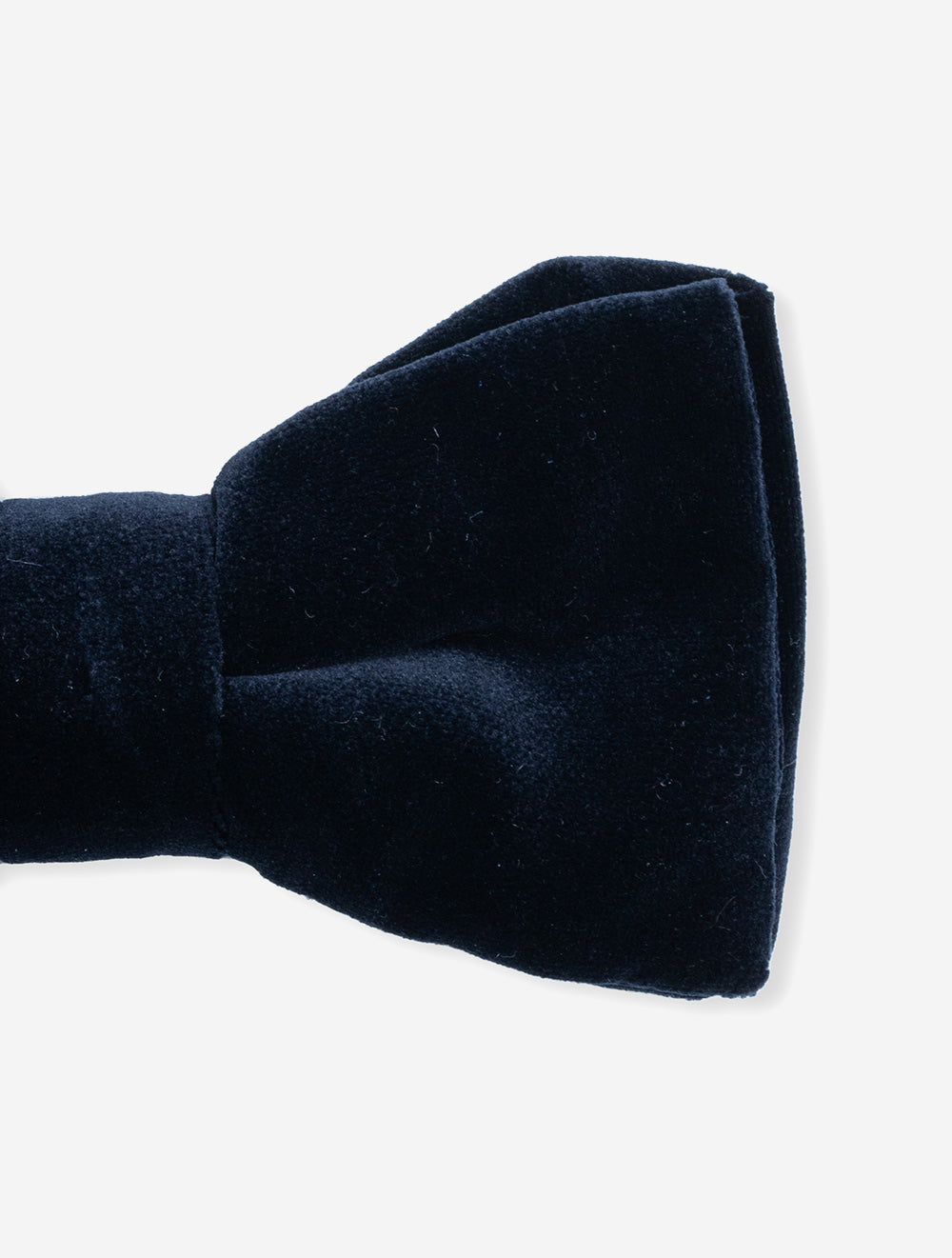 Velvet Ready Tied Bow Tie Navy