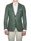 LOUIS COPELAND DelFino Half Lined Jacket Green
